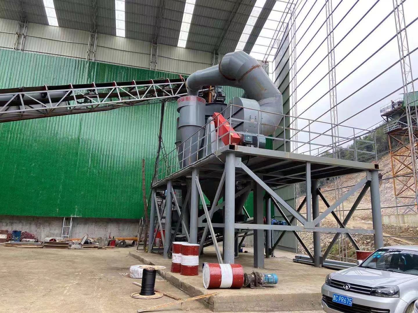 浙江选粉机安装现场